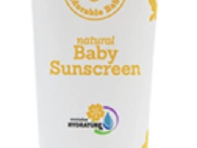 Adorable Baby Natural Baby Sunscreen Lotion, SPF 30