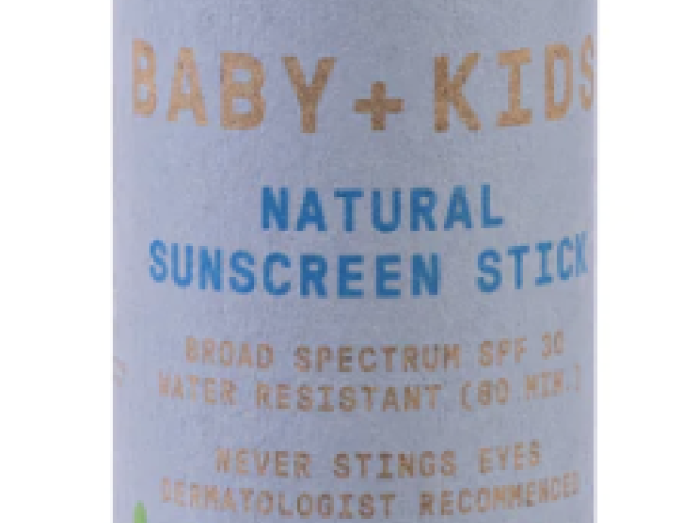 Raw Elements Baby + Kids Sunscreen Stick, SPF 30