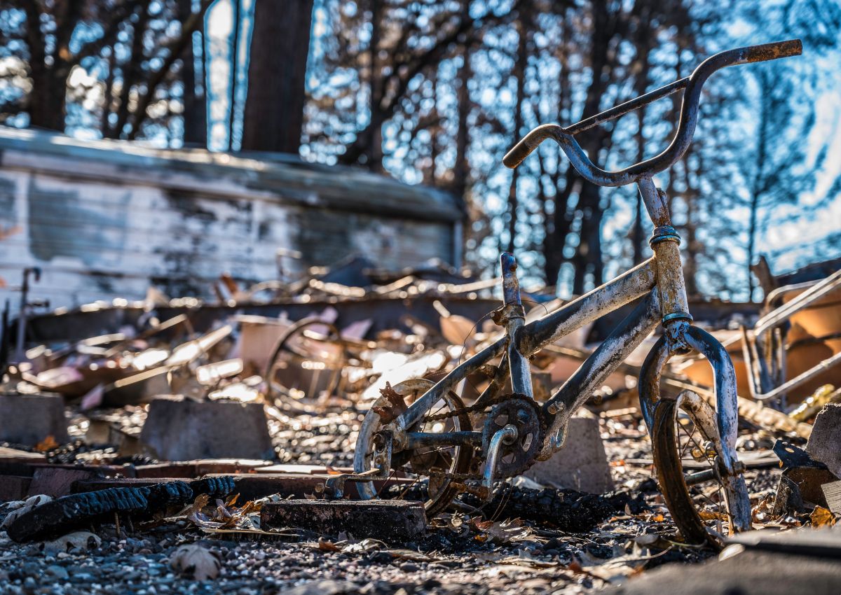 2018 Camp Fire aftermath in Paradise, Calif.