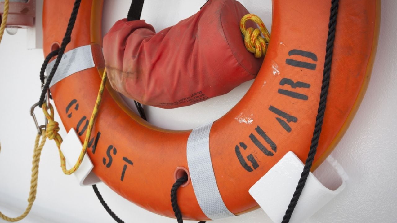 Tube reading Coast Guard